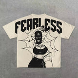 Y2K Harajuku Style T-Shirt Men's Hip-Hop Graphic Printing Cotton Punk