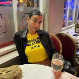 I do My Own Stunts Graphic Tee-Outfit