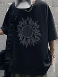 Men's Darkness Sun Graphic Tee- Outfit