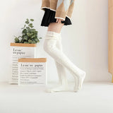 Zingj Style Knitting Socks Over The Knee Long Tube Long Pile Socks For