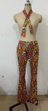 Halloween Print Flares 70S Hippie Retro Print Headband
