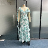 Zingj 2023 New Summer Elegant Sleeveless V-Neck Dress Slim Dress-Outfit