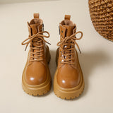 Super Fire Martin Boots 2025 New Fashion With Small Thick Background Retro Small British Style Short