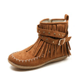 Women's Boots Short Boots 2025 Autumn/Winter New Large-Size Rivet Flat-Bottomed Tuxedo Boots