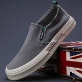 The Autumn Of 2025, The New Men's Shoes Korean Version Of The Trend Of Casual Men's Canvas Shoes Design Sense Low Help Flat-Bottomed Board