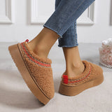 Bottom Wears Winter National Wind Emi-Ya Lace Fur Snow Boots Cold To Keep Warm Northeast Snow Cotton