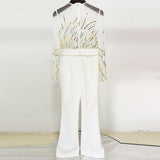 Spring And Summer New Star Fashion Mesh Splicing Heavy Industry Lincrium Nails Studded