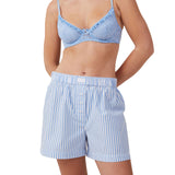 Women's Mid-Rise Shorts Loose Leisure Resort Style Women's Comfortable Three Button