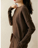 French Women's Clothing To Cut The European Goods Early Autumn Fashion Two Sets Of Sweater Suit Skirt Knitted One
