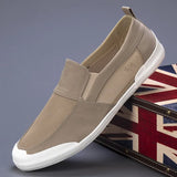 Summer New Men's Canvas Shoes Can Beperilable Light Casual Shoes One Foot Pedal Men's Shoes Old Beijing Cloth
