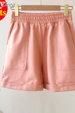 Women's Spring Suit Two-piece Tracksuit Cotton Oversize Long Sleeve Two Piece Set Summer Suit for Women with Shorts 2023
