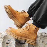 Zingj Boots Fall 2024 New Vintage Overalls Western Lovers Platform Increased Hot Style Ankle Boots