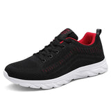 Shoes New Sports Leisure Summer Men's Breathable Comfortable Mesh Flying Running Shoes Travel Men's