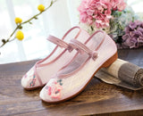 Zingj Shoes Sandals Net Gauze Shoes Ox Tendon Bottom Summer Style Ethnic Wind Embroidered Cloth Shoes Women's Shoes Female Student