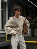 2025 Fashion Clip Velvet Texture Loose Flying Jacket Women