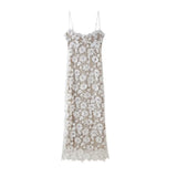 Women's Sleeveless Ribbon Design Suspension Dresses For
