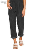 Autumn Casual Corduroy Pants Women's Loose Straight Loose Trousers for Women High Waist Pants New All-match
