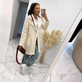 Zingj And Winter 2023 New Solid Color Thickened Lamb Wool Patchwork Coat
