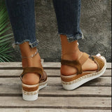 New Sandals Women In The Summer Of 2025 Thick Bottom Slope And Fish Mouth Roman