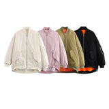 Summer 4 Color Loose Flight Padded Coat Women's Jacket Padded Coat