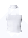 Halter Strap Bandeau Top-Outfit