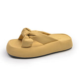 On The Foot Feeling Thick Bottom To Increase The Cool Slippers Women's Summer Wear Women's Shoes 2025 New Non-Tired Leisure