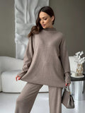 And Winter Long Sleeves Of Loose Casual Trousers Sweater Set Women Hot Selling Fork