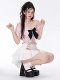 Mini Skirt With Top Two Piece