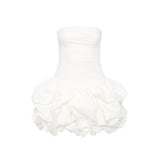 Fashion Temperament Dress Women 2025 Summer New Sexy Style Chest Print Design High Waist Short