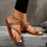 Slippers 2025 Spring New Simple Fashion Flat-Soled Sandals Women Women