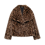Explosion Women's Fashion Artificial Leopard Pieds Effect Short