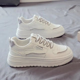 Version Of Small White Shoes Women's 2025 Summer New Leisure Sports Breathable Old Shoes Women's Thick-Soled High-Span