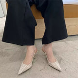 Fragrant High-Heeled Shoes Women 2025 New Summer Design Sense French Fashion Sandals Temperament Niche Single Shoes