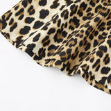 New Leopard Print Short Sleeveless Dress