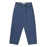 Clothes, Polar Boy Jeans, Original Gothic Hip-Hop Cartoon Embroidered Loose