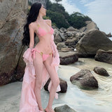 Zingj Romance Pure Desire Wind Fairy Elegant Sunscreen Cardigan Dress Super Fairy Seaside Sunscreen Coat Smock Long