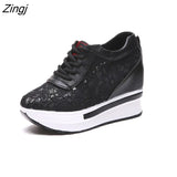Summer New Lace Breathable Sneakers Women Shoes Comfortable Casual Woman Platform Wedge