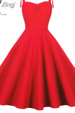Women Summer Fashion Black Party Dress Solid Spaghetti Strap Sexy A-line Midi Sundress Robe Femme