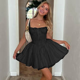 Zingj Summer New Women's French Temperament Elegant Sexy Low Chest Waist Sling