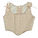 Yuan Treasure After The Corset Corset Corset Hot Girl Folded Wearing A Small Waistcoat Top