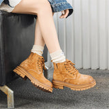 Zingj Boots Fall 2024 New Vintage Overalls Western Lovers Platform Increased Hot Style Ankle Boots