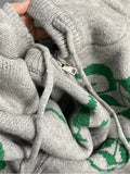 Women Hooded Cardigans Zipper Vintage Sweaters Leisure Preppy Style Soft High Quality Lazy Loose Glutinous Sueter