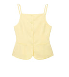 Women's Explosive Buckle Vest Top + Shorts