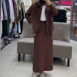 2025 New Knitwear Women's Half-Dress Fashion Temperament Casual Sweater