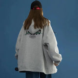 Oversized Reverse Hooded JacketOutfit