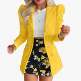 Spring And Autumn Women's New Fashion Suit Temperament Lattice Casual Skirt Suit Two