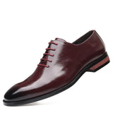 Zingj Pointed Casual Shoes Trend Business Is Breathable British Trend Increased Men's Shoes Versatile Autumn Leather Shoes