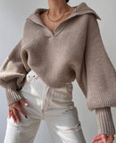 2025 Explosion Lazy Loose Lantern Sleeves Lead Lady Short