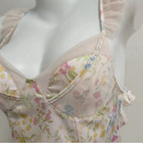 Sweet Heartbreak Flower Sling Aja Cyskirt Silk Silk Lace Lace Sexy Pajamas Girl Feeling Home