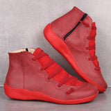 Autumn And Winter New Women's Boots Large-Size Leisure Short Boots Flat Bottom Women's Casual Single